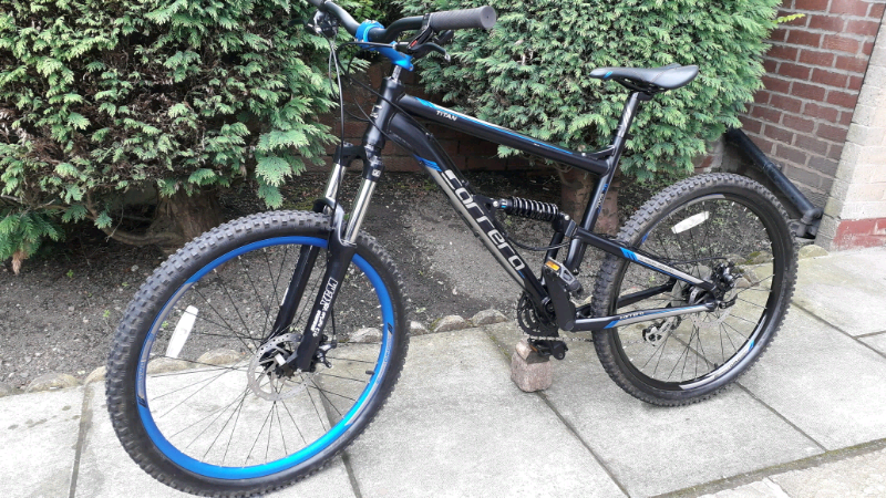 titan dual suspension bike